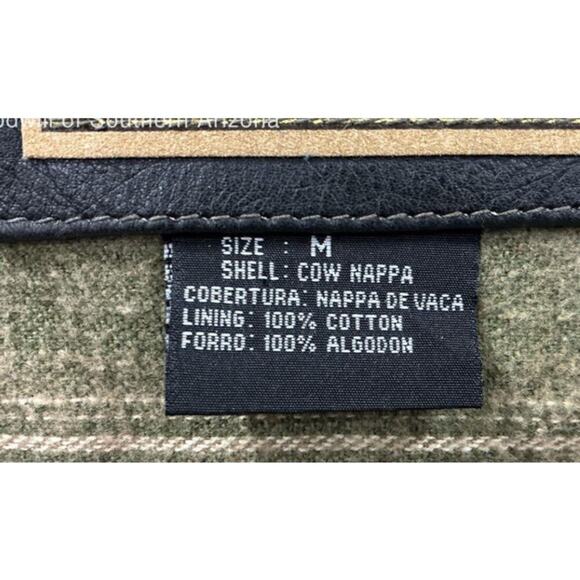 Arizona Jean Co. Black Zip Vest | Western Stripe Lining | Y2K | Size M - Picture 3 of 5